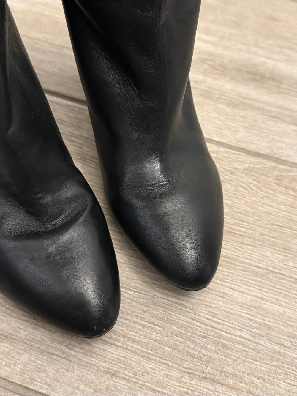 GUESS Womens Black Pointed Toe Over The Knee Stiletto Heel Boots Size 7.5M